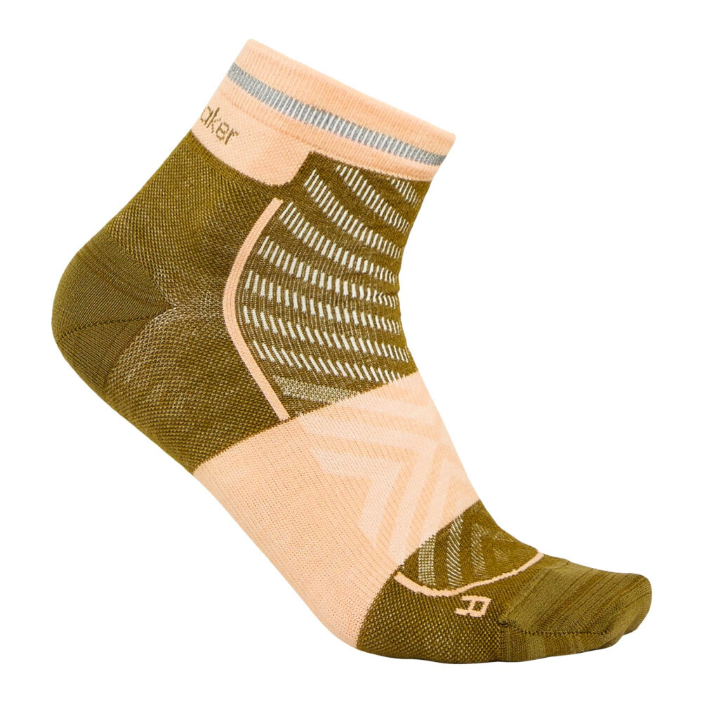 Skarpetki damskie Icebreaker Merino Run+ Ultralight Mini Algae/Feldspar  L