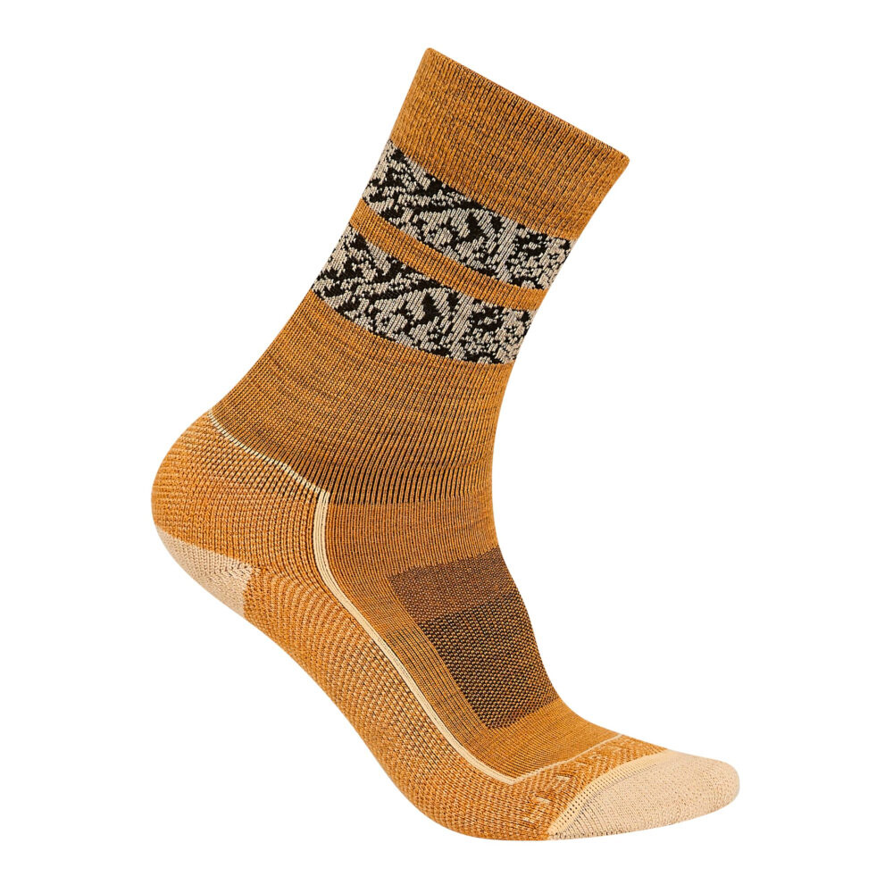 Skarpetki damskie Icebreaker Merino Hike+ Light Crew Natural Summit Ray/Sunstone/Black  L