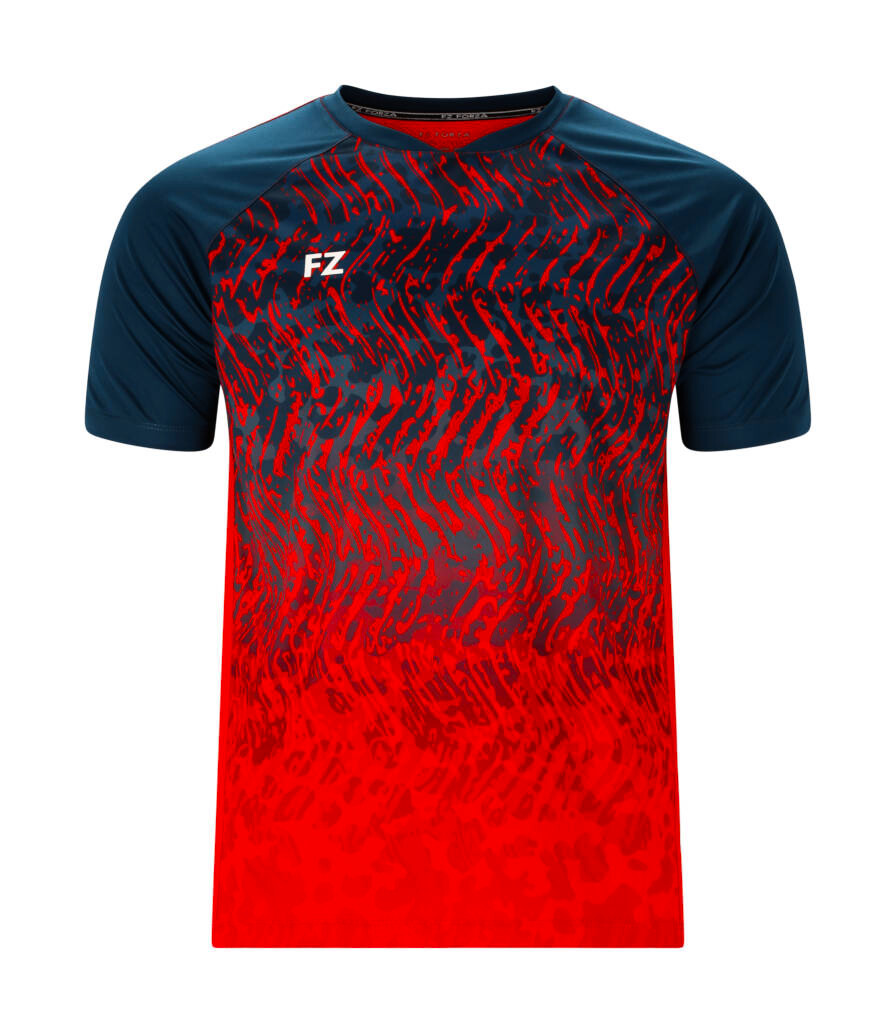 Koszulka męska FZ Forza  Alvin M S/S Tee Fiery Red XXL