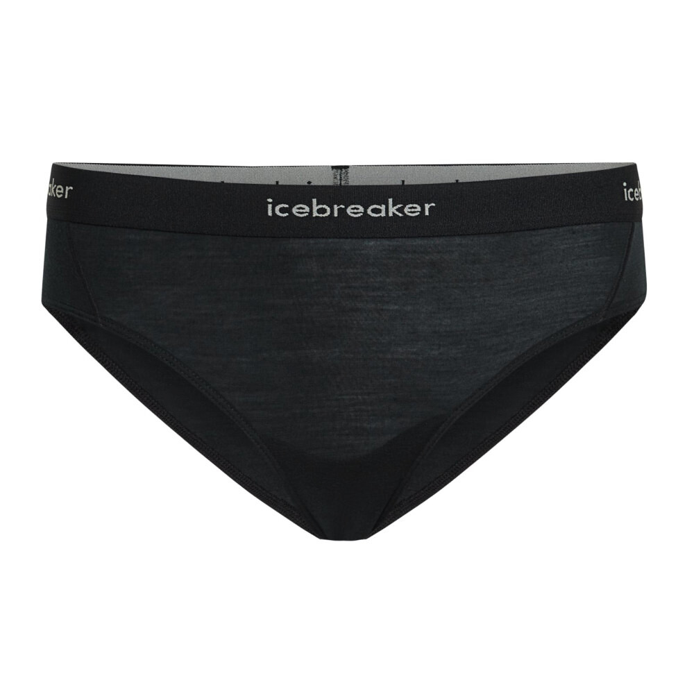 Majtki damskie Icebreaker Merino 125 Cool-Lite Sprite Hipster Black  L