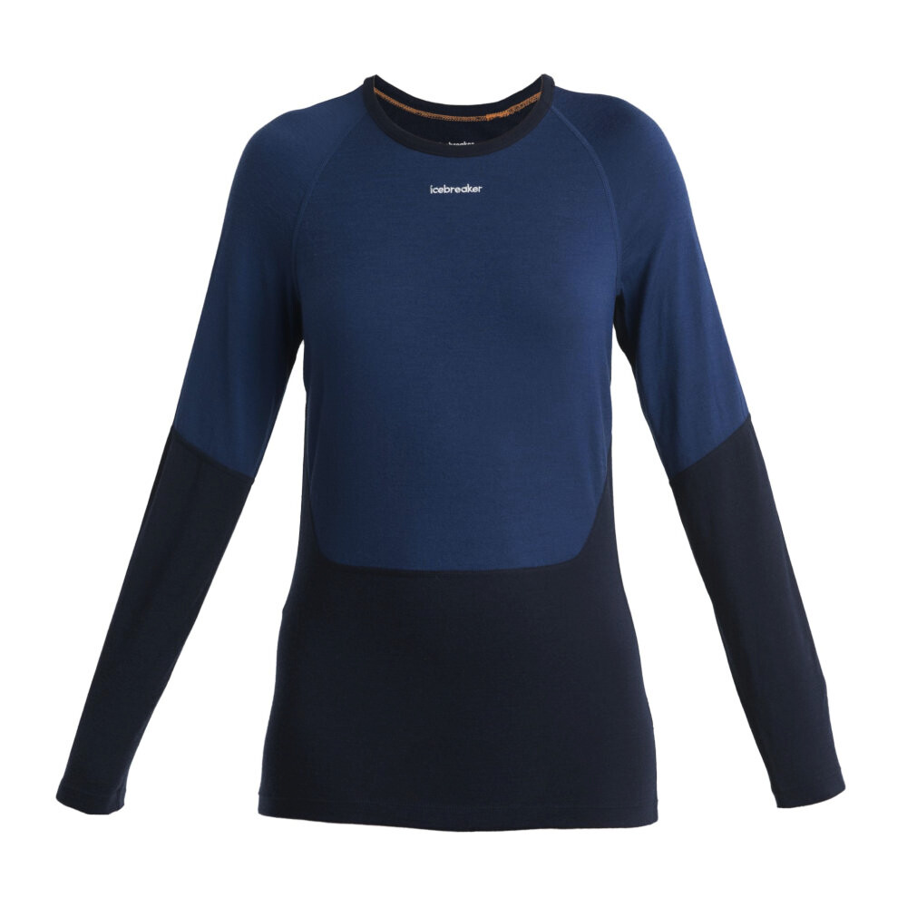Koszulka damska Icebreaker Merino 200 Sonebula LS Crewe Mid Navy/Royal Navy/Snow/Cb L