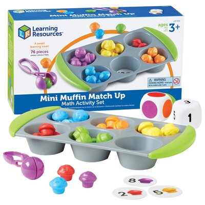 Zabawka edukacyjna LEARNING RESOURCES Mini Muffin Zestaw matematyczny LER 5556