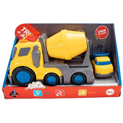 Zestaw autek 2w1 - Betoniarka i mini wywrotka Askato