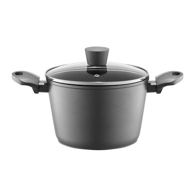 Garnek z pokrywką AMBITION VERSO wysoki Qualum Ceramic 24 cm / 6,6 l