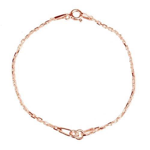 Baza do bransoletki srebro próba 925 s-bracelet 7-15 CM pozłacane różowym złotem