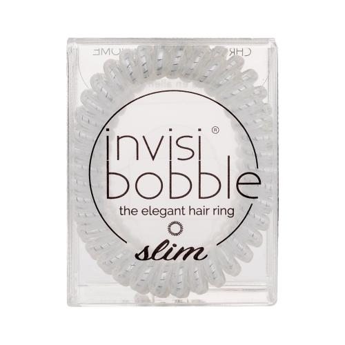 Invisibobble Slim gumka do włosów 3 szt dla kobiet Chrome Sweet Chrome