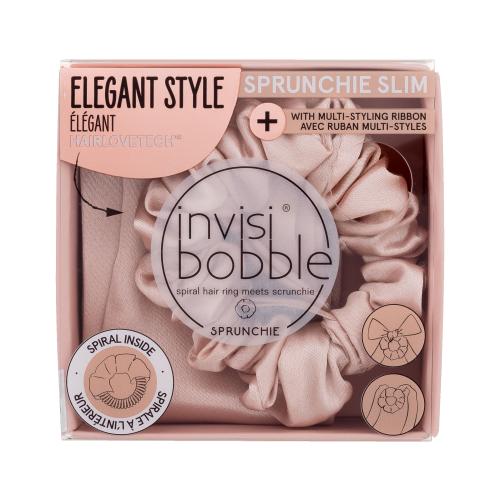 Invisibobble Sprunchie Slim + Multi-Styling Ribbon gumka do włosów 1 szt dla kobiet Ballerina Bow