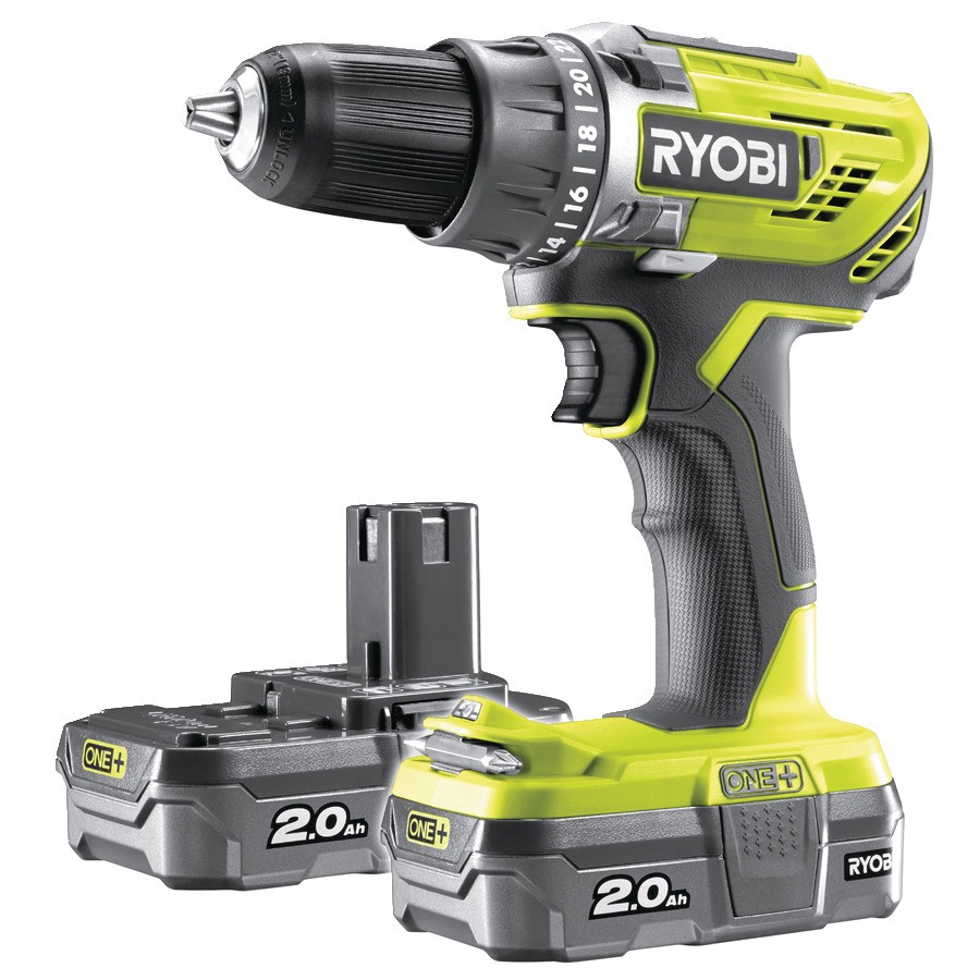 Ryobi R18DD3-220S Wiertarko-wkrętarka 18V 2x2 Ah