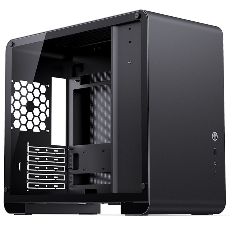 Jonsbo U4 Mini, Tempered Glass - czarna