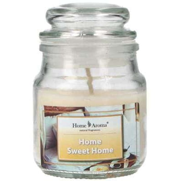 Home Aroma Home Sweet Home, świeca zapachowa w szkle zamykana, 70 g