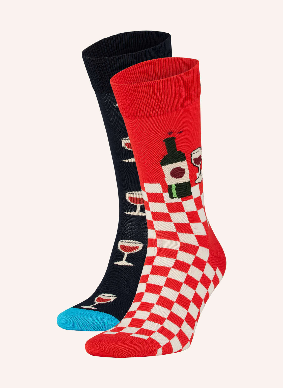 Happy Socks Skarpety, 2 Pary Wine Z Pudełkiem Prezentowym rot