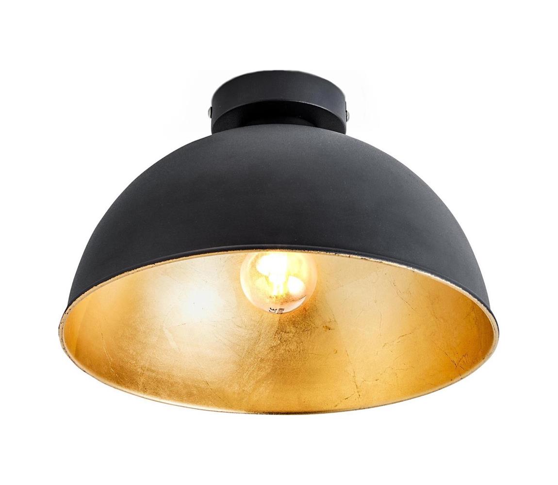 B.K. Licht 1322 - Lampa sufitowa 1xE27/60W/230V czarna/złota