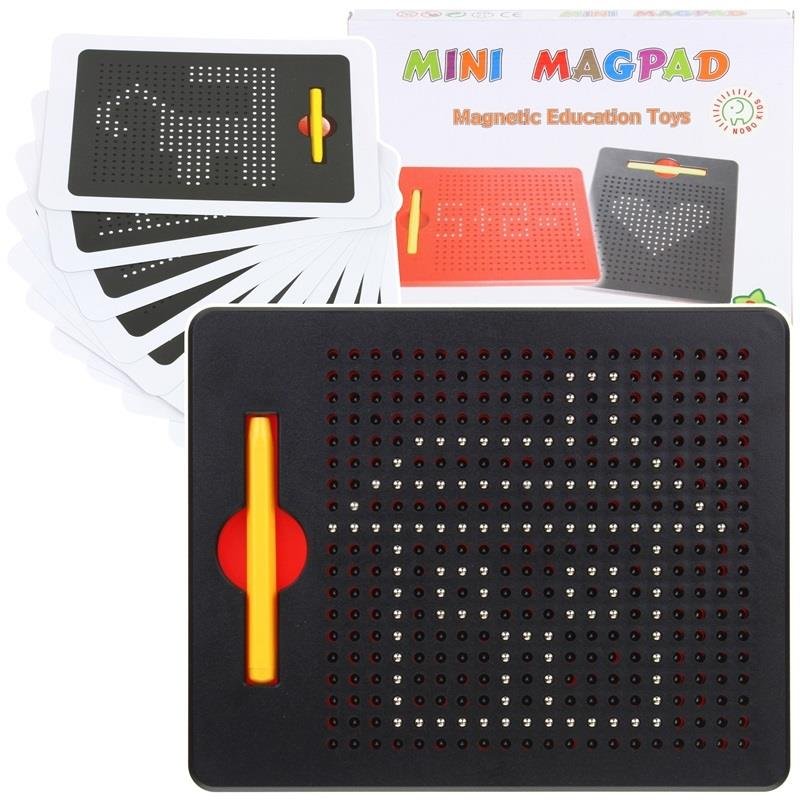 Tablica Magnetyczna MagPad z Kulkami Magnetycznymi + Szablony