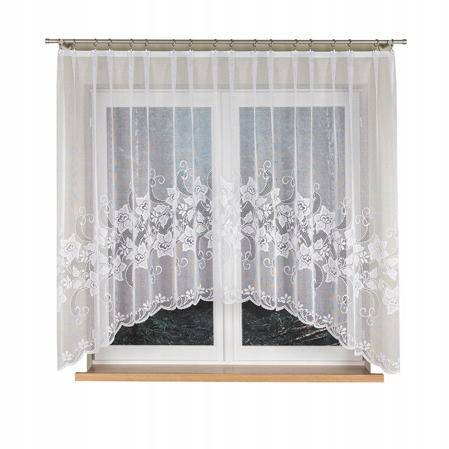 FIRANKA GOTOWA ŻAKARDOWA 350802 160X400 FIRANA JANINA