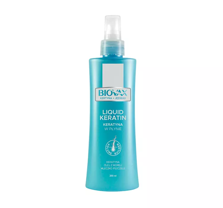 Lbiotica Biovax keratyna w płynie keratyna olej z moreli mleczko pszczele 200 ml