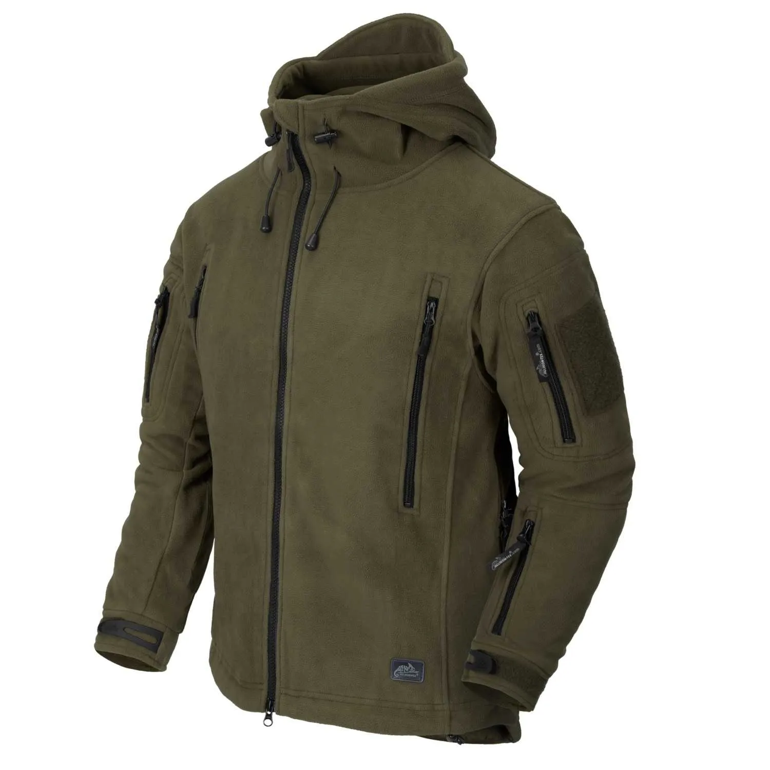 Bluza Polar Helikon-Tex PATRIOT z kapturem Double Fleece - Olive Green XL