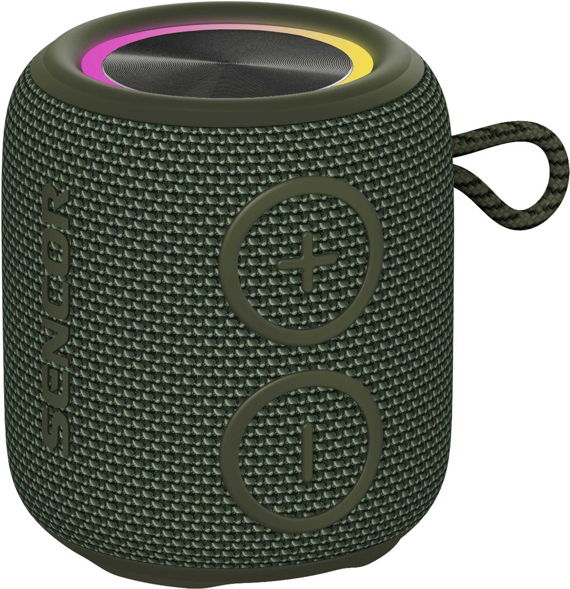 GŁOŚNIK BEZPRZEWODOWY BLUETOOTH SENCOR SIRIUS OLIVE LED 5 W TWS WODOODPRONY