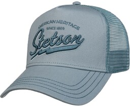 Czapka Trucker Since 1865 by Stetson, niebieski, One Size