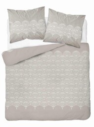 Detexpol Pościel flanelowa 220x200 beżowa rozeta 4951 A Flanela 2024
