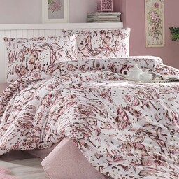 Darymex Pościel bawełniana 160x200 Tavra różowa brązowa Cottonlove Exclusive