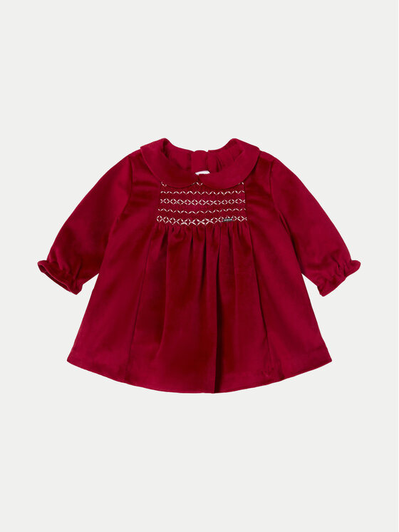 Mayoral Sukienka elegancka 2804 Czerwony Regular Fit