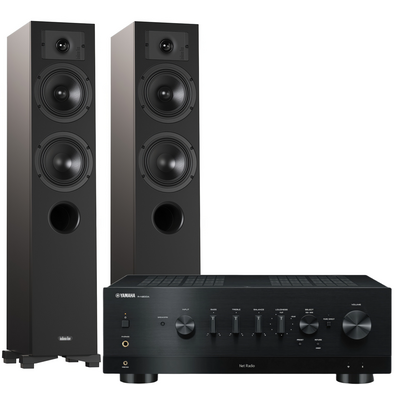 Yamaha Zestaw stereo MusicCast R-N800A + INDIANA Line Diva 5 Czarny