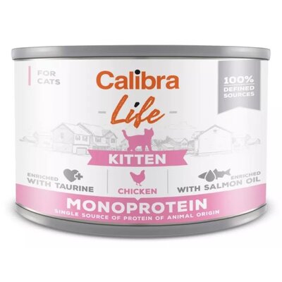 Calibra Cat Life Kitten Chicken 200 g