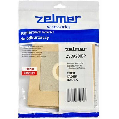 Worki do odkurzacza ZELMER ZVCA 250 BP