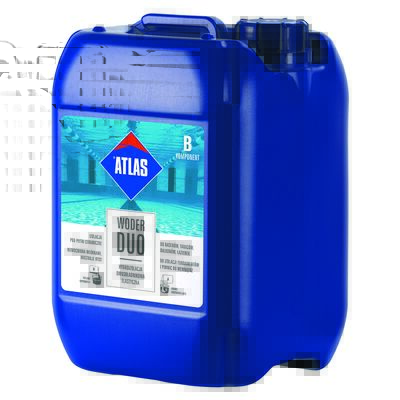 Atlas Hydroizolacja dwuskładnikowa WODER DUO elastyczna komponent B mokry 8 kg