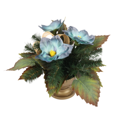 Stroik dekorowany w misie magnolie