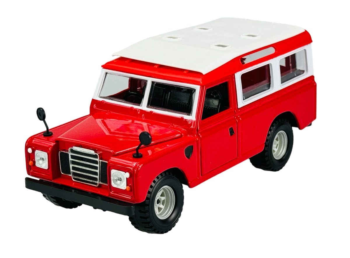 BBURAGO LAND ROVER SERIES II CZERWONY 1:24 22063