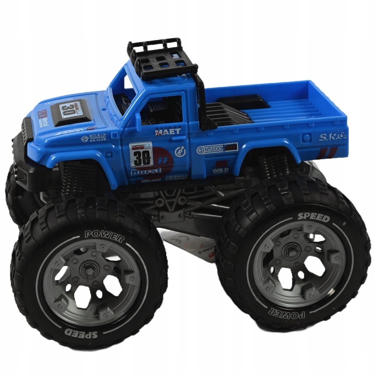 MONSTER TRUCK SAMOCHÓD TERENOWY POLICJA RADIOWÓZ ZABAWKA RÓŻNE KOLORY