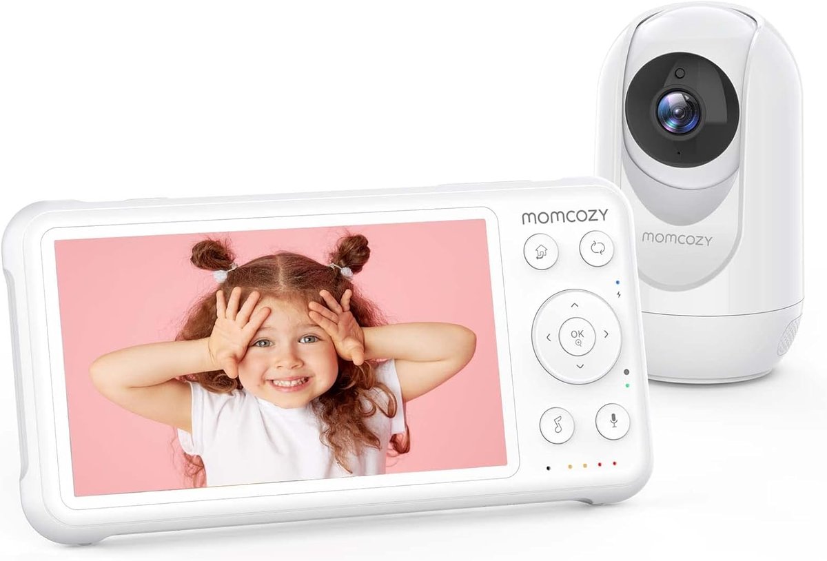 Niania elektroniczna MOMCOZY Kamera 5 cali 1080p HD Video