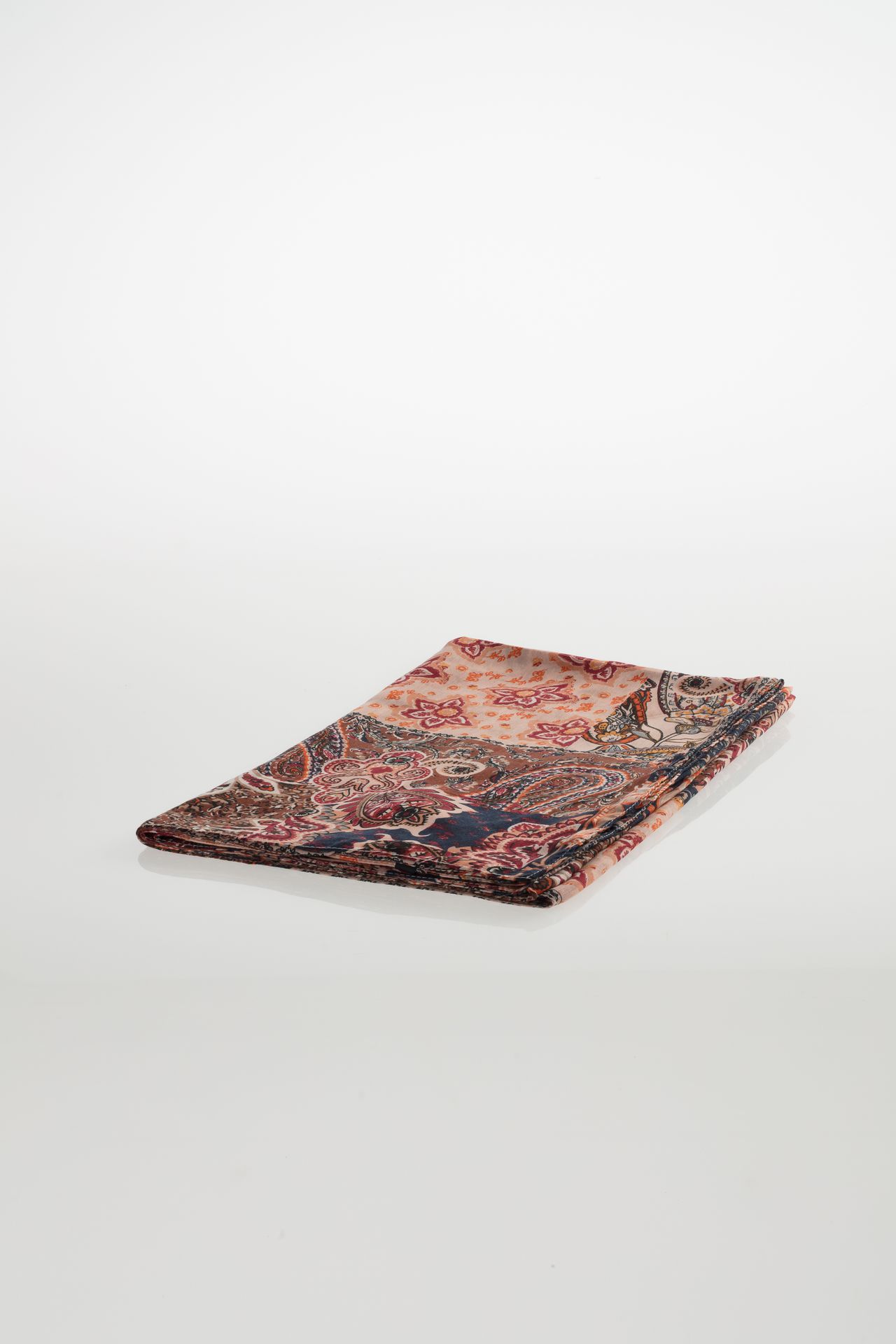 Apaszka z nadrukiem typu paisley - Greenpoint