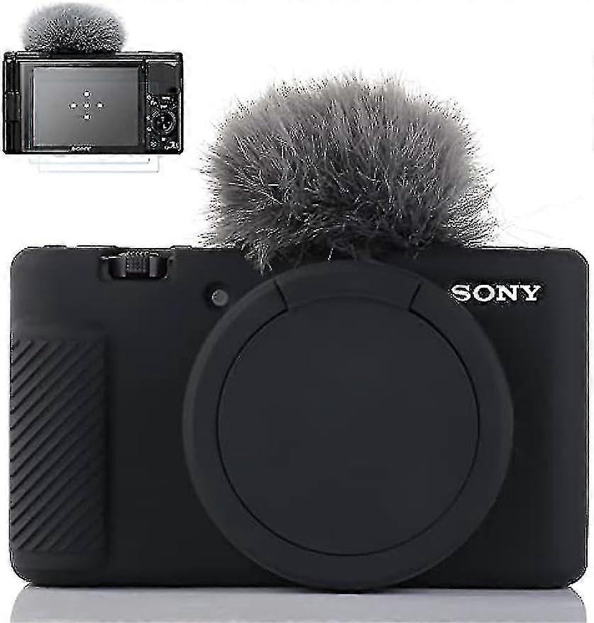 Futerał na aparat Sony Zv-1, Sony Zv1 Etui na aparat cyfrowy Odporny na zarysowania Slim Fit Miękki pokrowiec na aparat Dslr z osłoną ekranu Zv1 Cz...