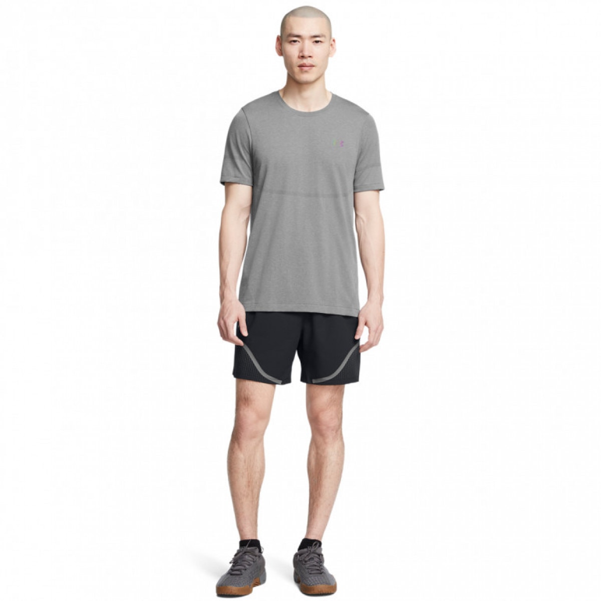 Męskie spodenki treningowe Under Armour UA Vanish Woven 6in Grph Sts - czarne - UNDER ARMOUR