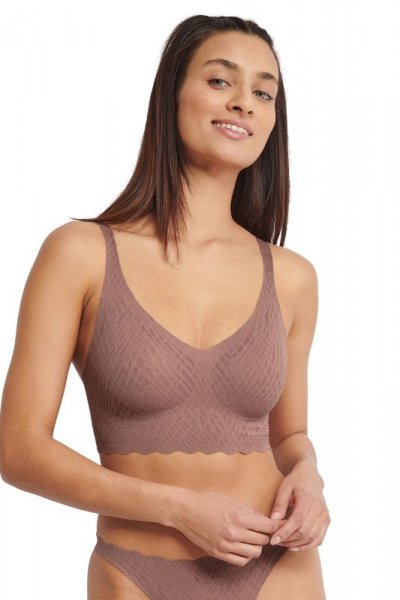 Biustonosz Bliss Bralette brudnoróżowy - Sloggi