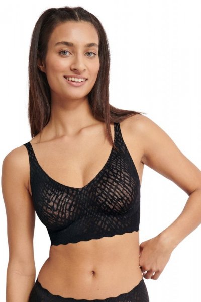 Biustonosz Bliss Bralette czarny - Sloggi