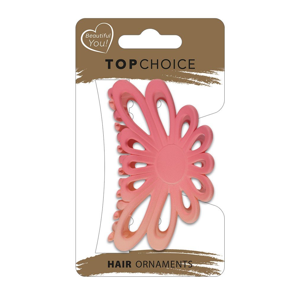 TOP CHOICE KLAMRA DO WŁOSÓW MATOWA (28298) 1 SZT. - MIX KOLORÓW