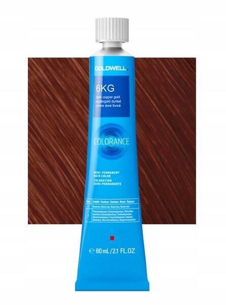 Goldwell Colorance farba do włosów 60ml 6-KG 22 - Złocisty Ciemny Blond