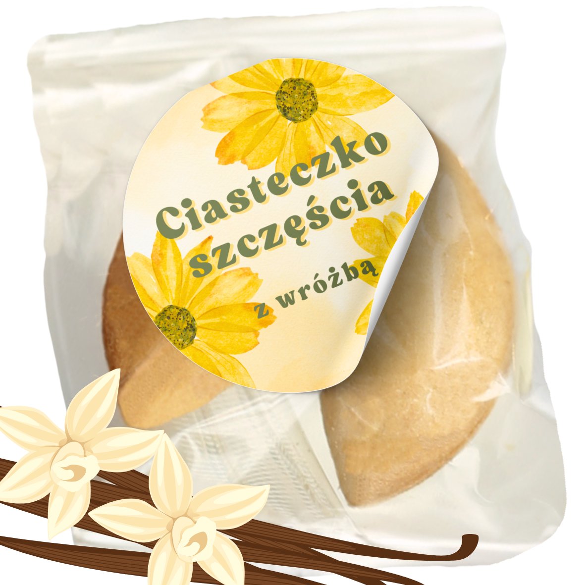 Ciasteczko Szczęścia z Wróżbą Magiczne Ciastko dla Gości MagiaCiast 1 szt