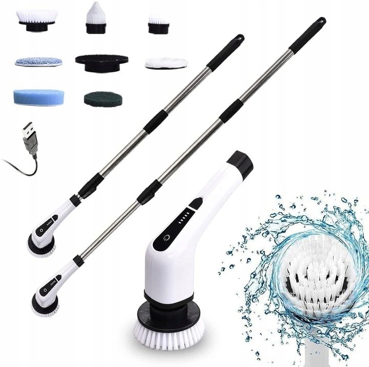 SZCZOTKA MINI SCRUBBER ELEKTRYCZNA TELESKOPOWA FARI