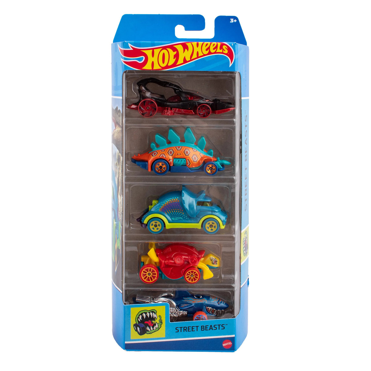 Hot Wheels Samochodziki 5-Pak Street Beasts HLY77