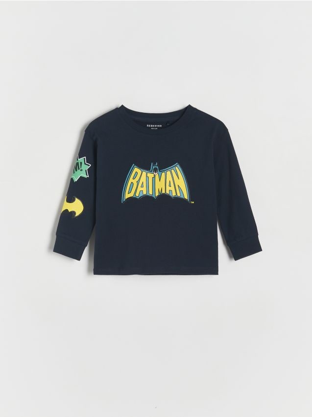 Reserved - Longsleeve Batman - czarny