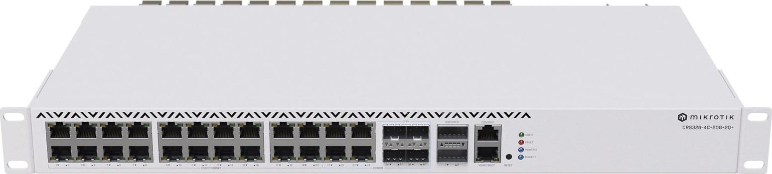 Switch MikroTik NET ROUTER/SWITCH 24PORT 2.5G/CRS326-4C+20G+2Q+RM MIKROTIK