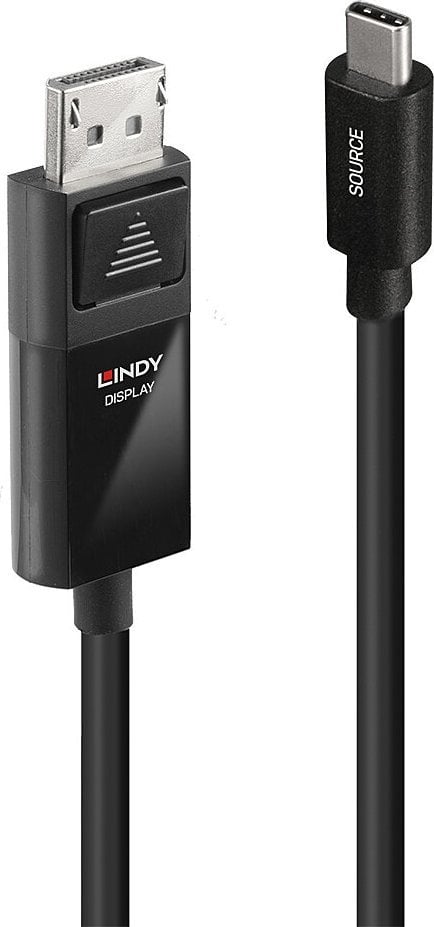 Kabel USB Lindy USB-C - DisplayPort 3 m Czarny (43343)