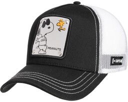 Czapka Trucker Peanuts Cool by Capslab, czarno-biały, One Size