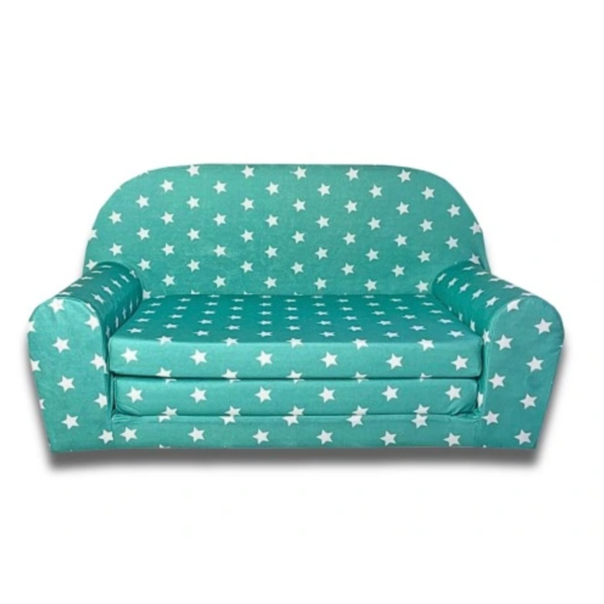 DZIECIĘCA SOFKA KANAPA ROZKŁADANA SKŁADANA PIANKOWA BEZPIECZNA MATERAC