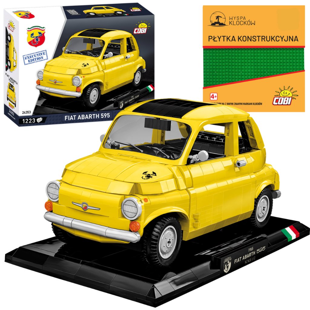 Cobi 24353 SAMOCHÓD FIAT ABARTH 595 EXECUTIVE EDITION 1223 EL.