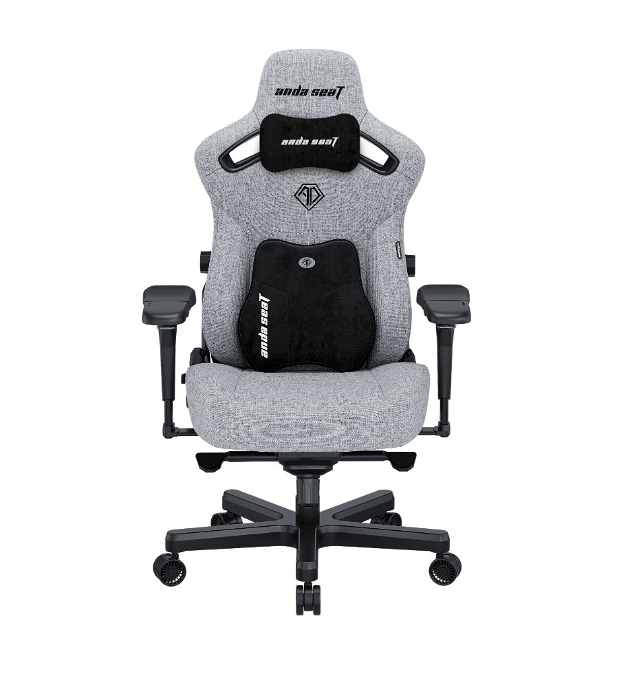 Fotel gamingowy Kaiser 3 PRO XL Anda Seat materiałowy szary